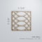Ekena Millwork Small Montrose Decorative Fretwork Wood Wall Panels, Alder, 11 3/8"W x 11 3/8"H x 3/8"T WALW12X12X0375MNTAL - alternate 3